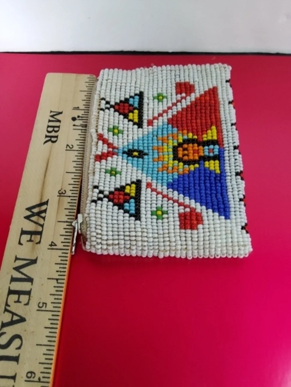 1950's Native American Hand-beaded Coin Purse